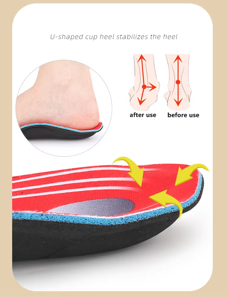 Best arch support full-length EVA insoles for overpronation correction